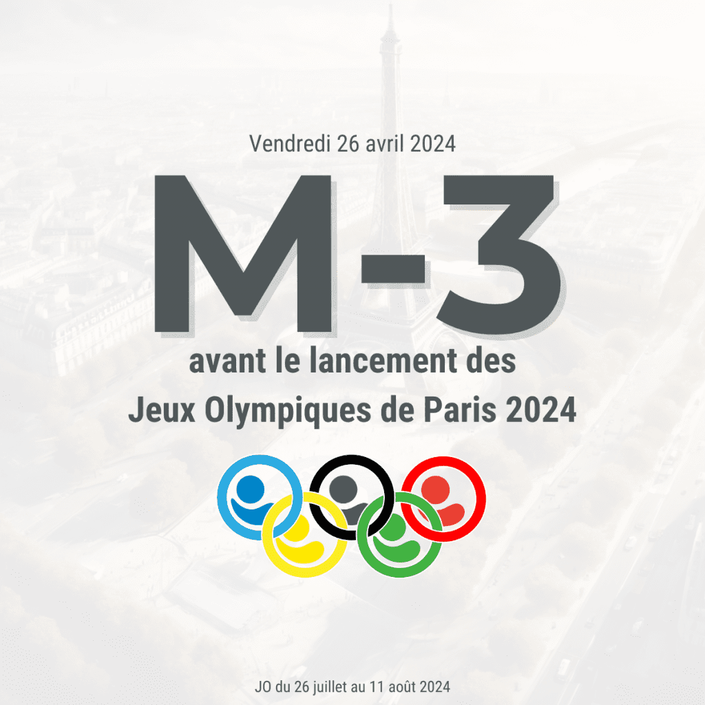 Page Nos Actus : 3 mois avant les Jeux Olympiques de Paris 2024
