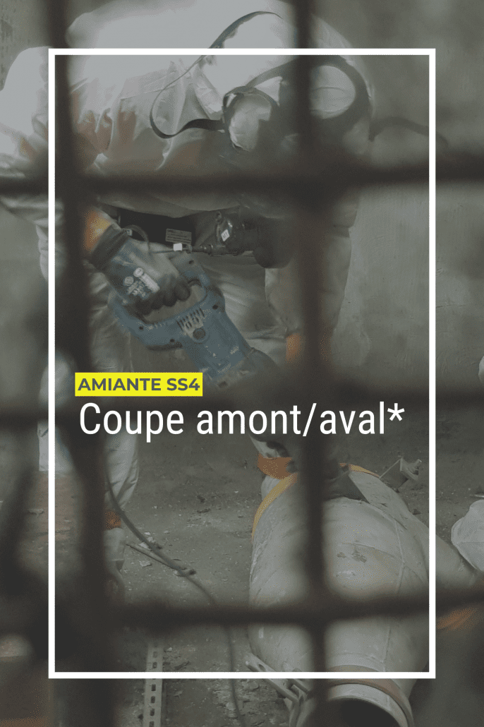 coupe amont / aval en amiante ss4