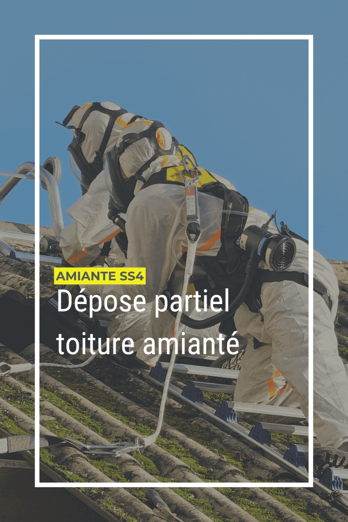 Dépose partiel toiture amianté