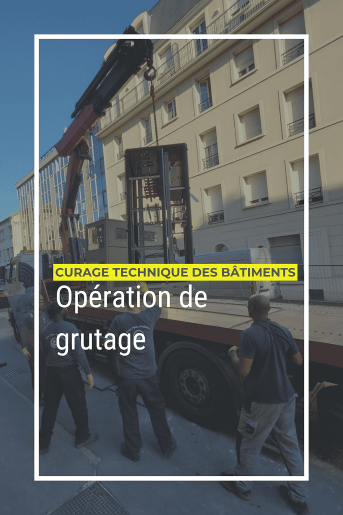 Page Curage technique des bâtiments : Opération de grutage