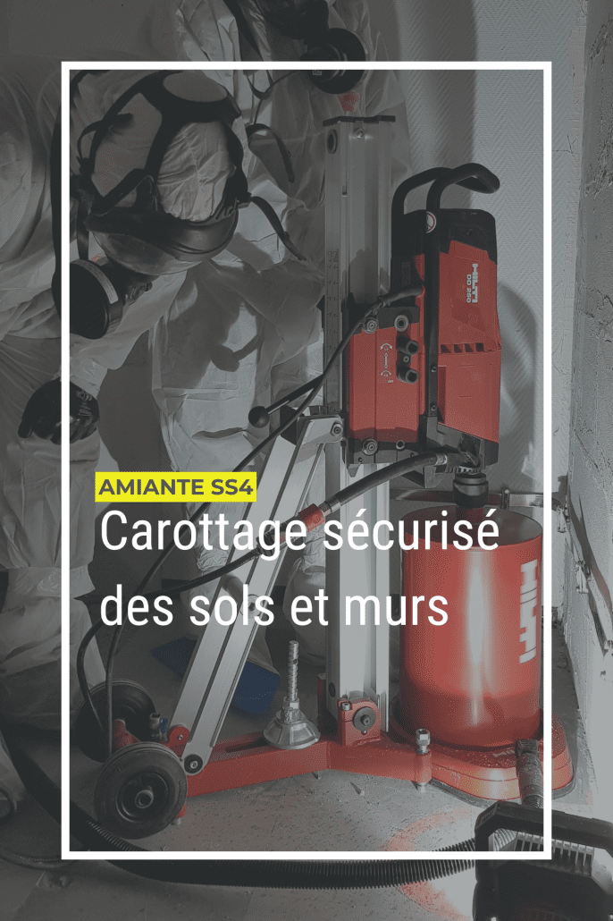 Carottage des sols et murs en amiante ss4