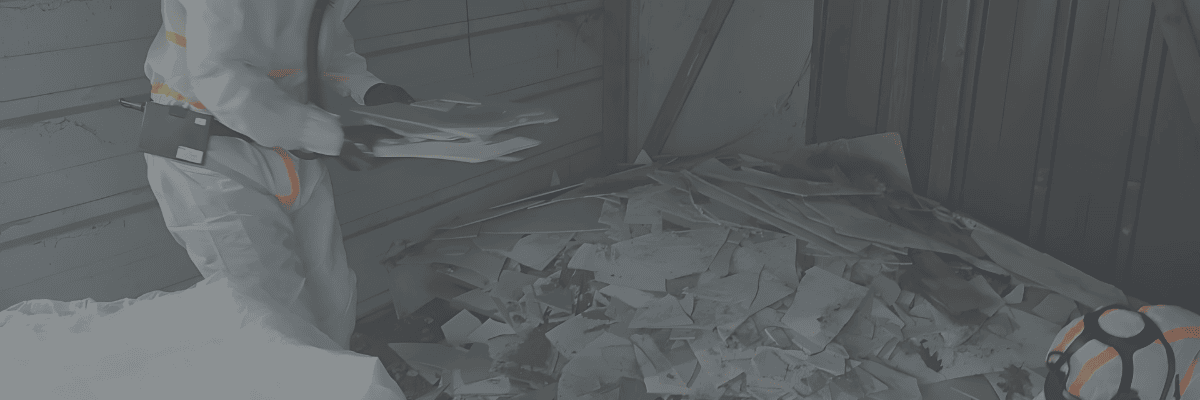 ramassage debris amiante liee