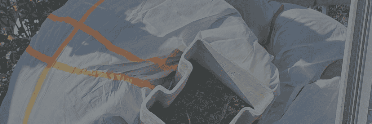 Retrait jardinière fibrociment