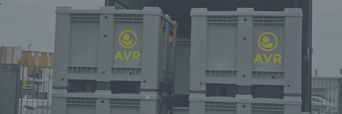 Caisse palette UN logo AVR