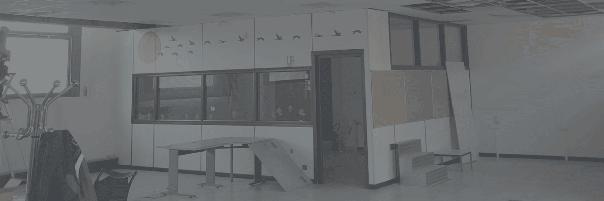 Retrait des cloisons