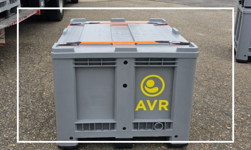 Caisse palette UN logo AVR